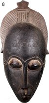 Authentieke Gouro- en Baule-maskers uit Ivoorkust