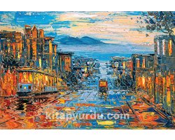 San Francisco Streets | Houten Puzzel | 1000 Stukjes | 44 x 59 cm | King of Puzzle