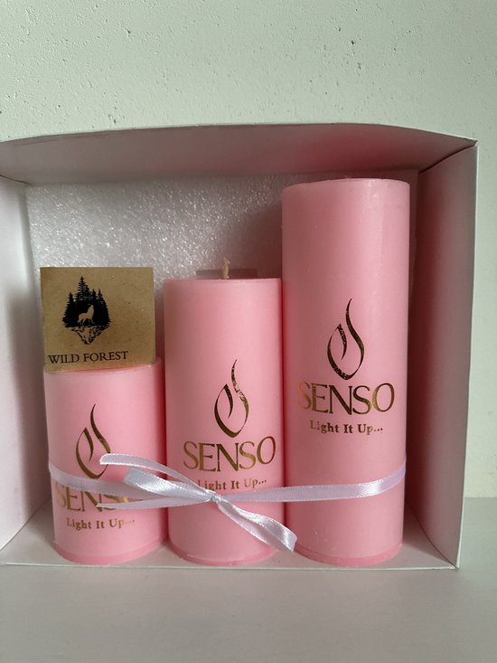 Senso - Roze geurkaarsen
