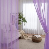halfdoorzichtig, vintage, decoration curtain ,55 Inch W x 96 L Light Purple