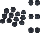 vidaXL Flensmoeren - Draaimalset A (breedte- 3 mm) - Kleur- zwart - Materiaal- staal - Pijpsnijder