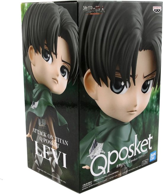 L'Attaque des Titan - Levi - Ver.B - Q posket - Figurine Anime - 14 cm