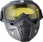 Motor-Fiets-Scooter-Ski bril & Masker I Anti-UV lens I Geel