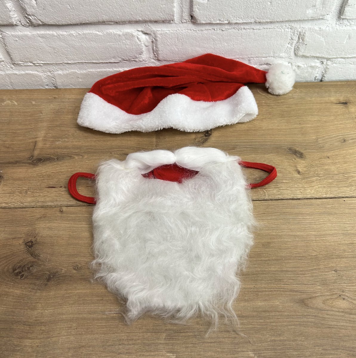 Licus Luxe kerstmankostuum voor heren, 12 stuks, fluwelen kerstmanpak voor volwassenen, rood (kerstrood, 2XL