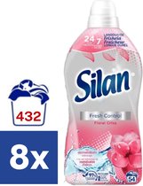 Silan Fresh Control Adoucissant Floral Crisp - 8 x 1 242 l (432 lavages)