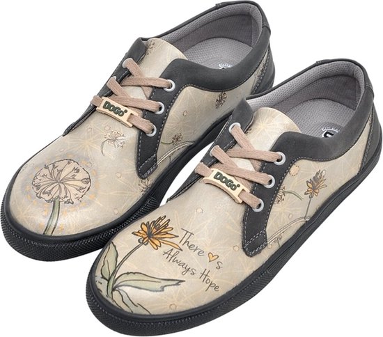 DOGO Cord Dames Sneakers - There is Always Hope 38
