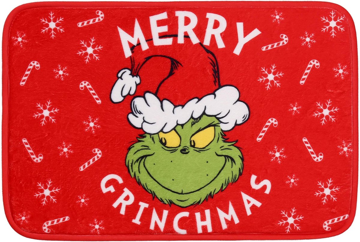 Grinch Badmat, Kerstmat 60x40 cm