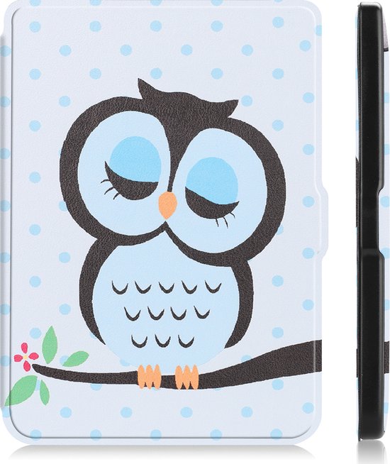 Hoesje Geschikt voor Kobo Clara HD Hoes Bescherm Hoesje Case Sleep Cover Met Screenprotector - Hoes Geschikt voor Kobo Clara HD Hoesje - Uil van Hoesje  — afbeelding 5
