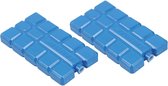 Fresh en Cold Koelelement - klein - 4-pack - blauw - voor koelbox - vriezer
