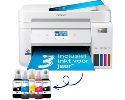 Epson EcoTank ET-4856 - All-In-One Printer - Wi-Fi - printer met inkttank - inclusief tot 3 jaar inkt - tot 90% besparen op inktkosten