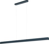 LED Hanglamp - Antraciet - 3K - Metaal - 116 cm - Verstelbaar - Industrieel - Plafondlampen - Woonkamer - Eetkamer