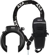 AXA Imenso Large avec chaîne plug-in ULC de 130 cm et sacoche de selle