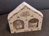 Kerst Geurstokjes Cadeauset - Cinnamon Orange - Set van 2 | Geurdiffuser en Geurkaars - Aroma di Rogito