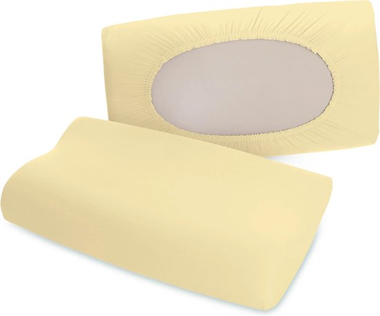 Schlafgut Pure flexible Kussensloop S-XL 164 Yellow Mid