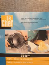 Pasta / Groente Afgietpan - Gas - Le Chef - 24 cm