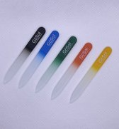 Glasvijl voor nagels | merk Gösol | geschikt voor broze nagels | mini | kleur groen