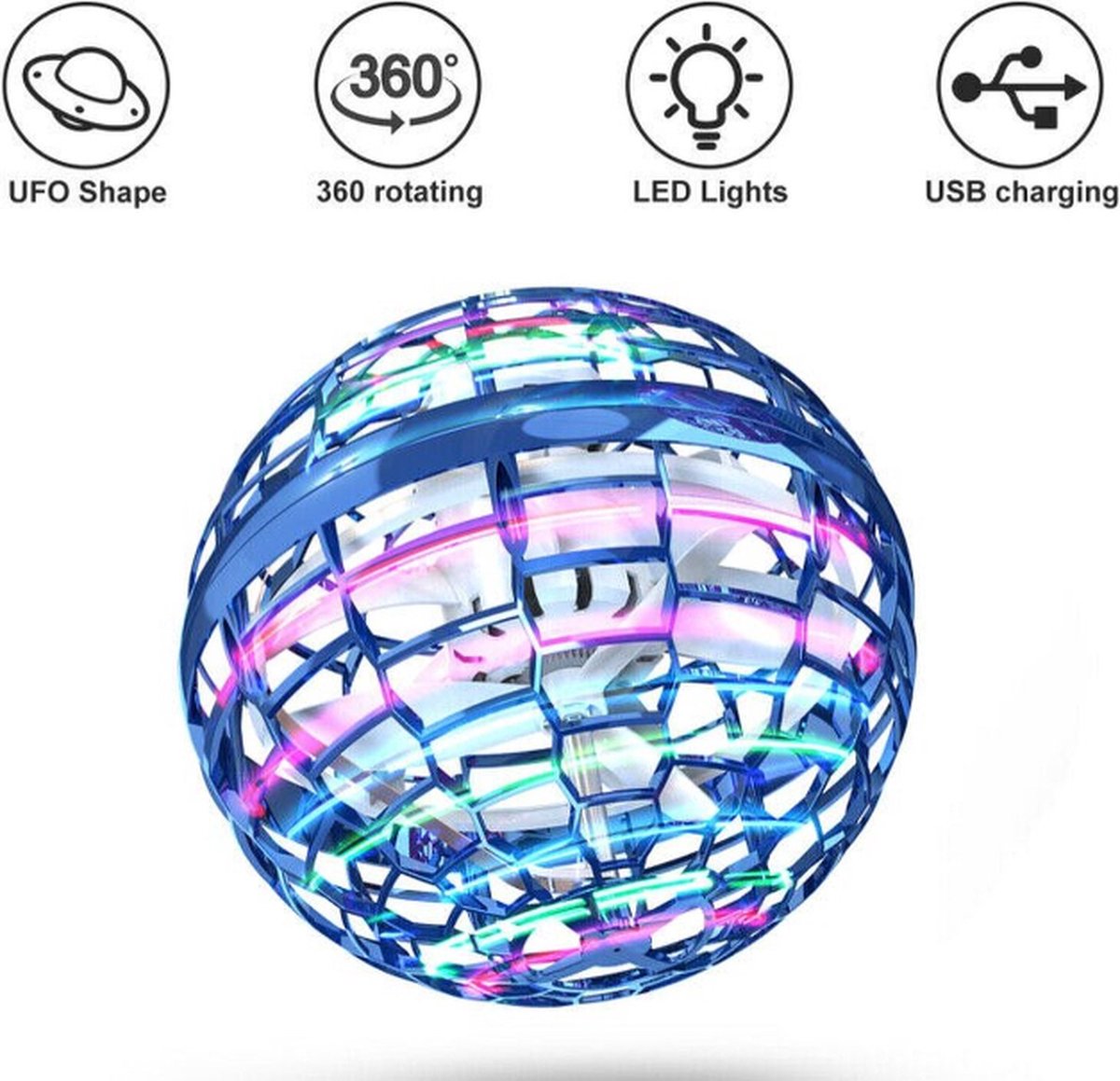 ANOEPUY Fliegender Ball, Flying Orbi Ball Für Kinder, Magischer Hover