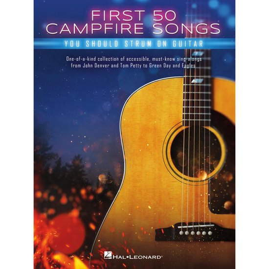 Hal Leonard First 50 Campfire Songs recueil de chansons pour guitare classique