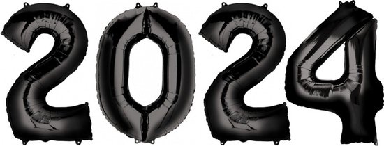 Ballon en aluminium numéro 2024, décoration du réveillon du nouvel an, Fête  du nouvel