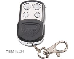 Yemtech® Vervangende handzender - Alternatieve Handzender - 433 MHz - Afstandsbediening - Garagedeur motor opener - Garagepoort Opener - Fixed code en Rolling code (beperkte merken) - 50 tot 80 m Bereik
