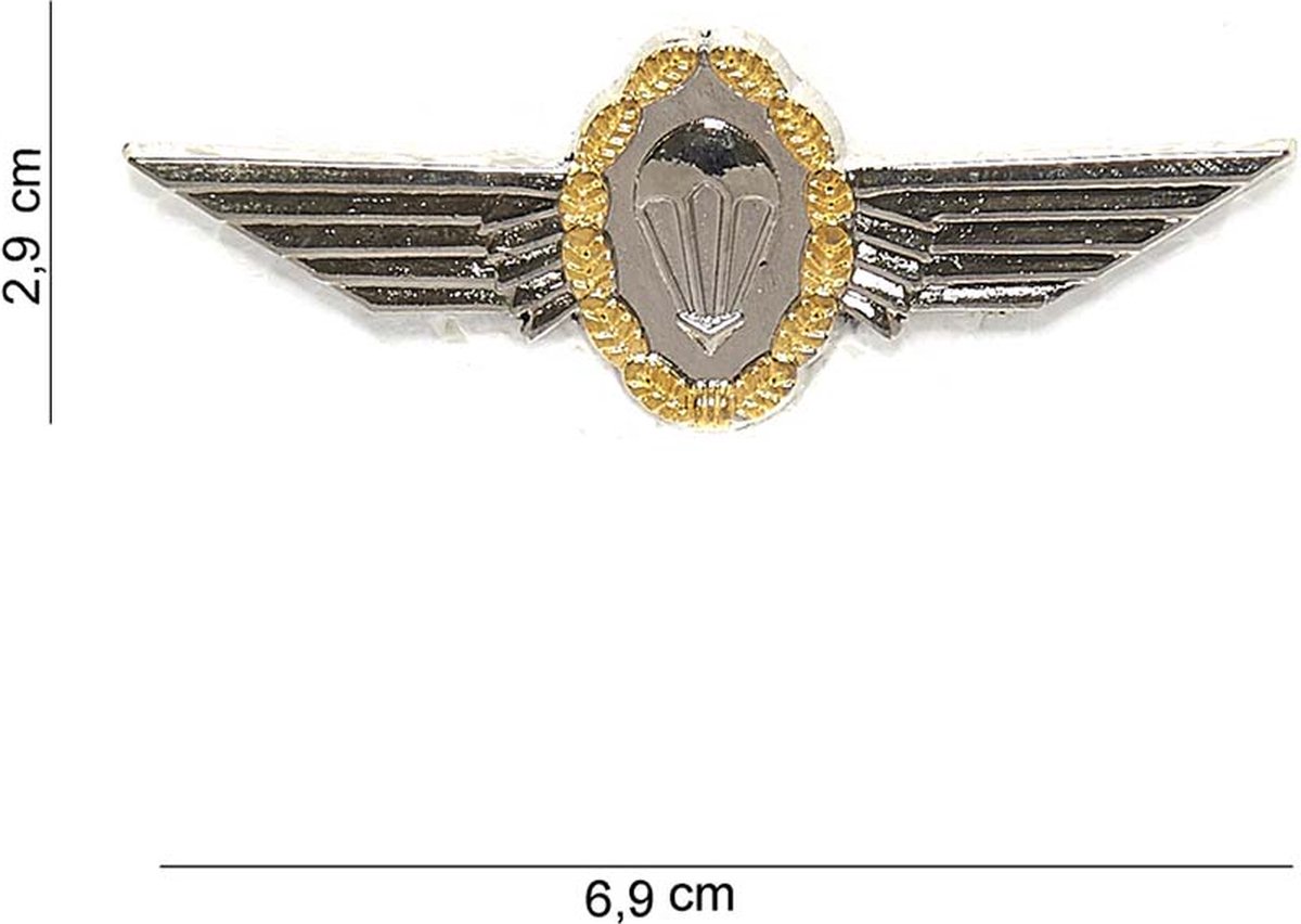 Embleem metaal German parawing pin