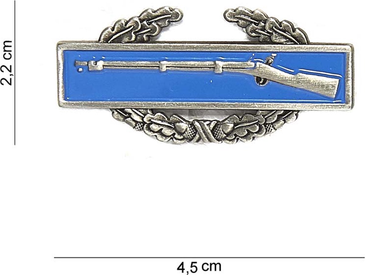 Embleem metaal Infantry badge klein pin
