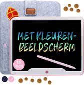 Bol.com LCD Tekentablet Kinderen "Roze" 15 inch - Speelgoedboek 2024 - Reisspelletjes Kinderen - Tekentablets - Kids Tablet - Ed... aanbieding