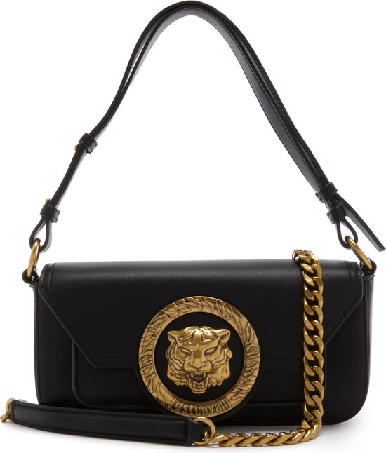 Just Cavalli Icon Dames Crossbody tas/Handtas/Schoudertas Kunstleer - Zwart