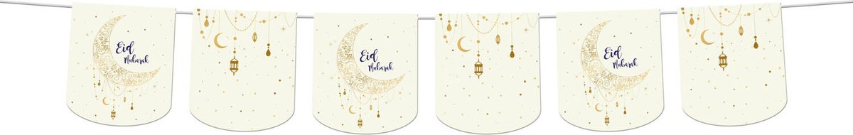 Folat - Vlaggenlijn 'Eid Mubarak' - 6 meter