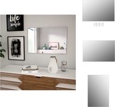 vidaXL Wandspiegel - 60 x 40 cm - Glas spiegel - Inclusief montage-accessoires - Spiegel