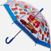 Disney Cars Paraplu - Kinderparaplu - Transparant