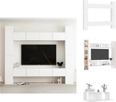 vidaXL Televisiemeubel TV-meubel - 100 x 30 x 30 cm - wit spaanplaat - Kast