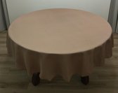 Tafelkleed 180 cm-Rond/Beige