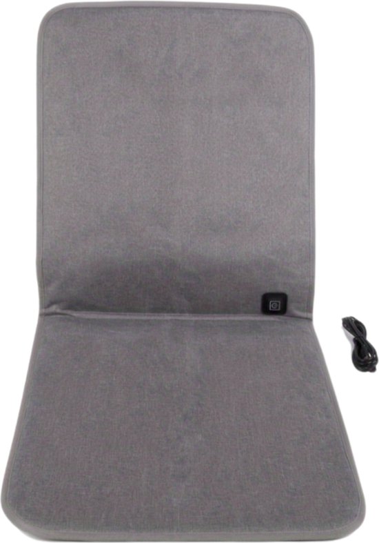 Livano Warmtekussen - Verwarmd Kussen - Verwarmde Bureaustoel - Stoelverwarmer Voor Op Kantoor - Stoelverwarming Thuis - Elektrische Stoelverwarming - USB - 43x90cm