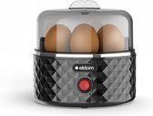 Eldom EM101C - Eierkoker - 1 tot 7 eieren - 380 Watt - Eihardheid regelbaar (zacht, medium, hard)