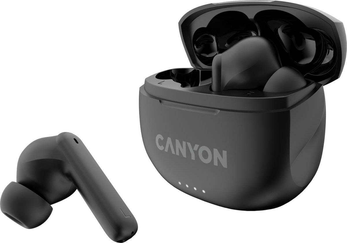 Canyon TWS-8 Bluetooth Headset - Earbuds/BT 5.3 - ENC - Zwart