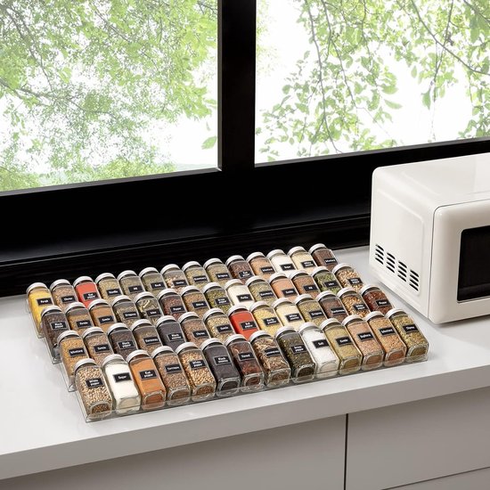 Orii Organiseur à épices Compact En Bambou Pour Comptoir Et Tiroir