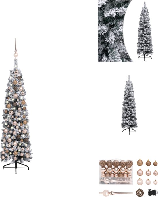 Vidaxl -pop-up Kerstboom -groen -210 X 71 Cm -pvc