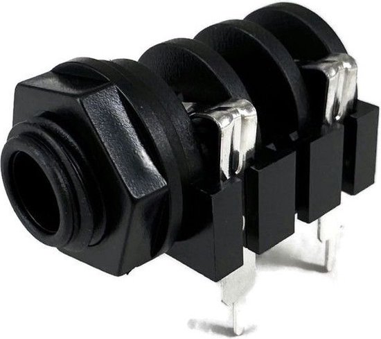 6.35MM Mono Jack chassisdeel Socket Jack PCB Pins | bol