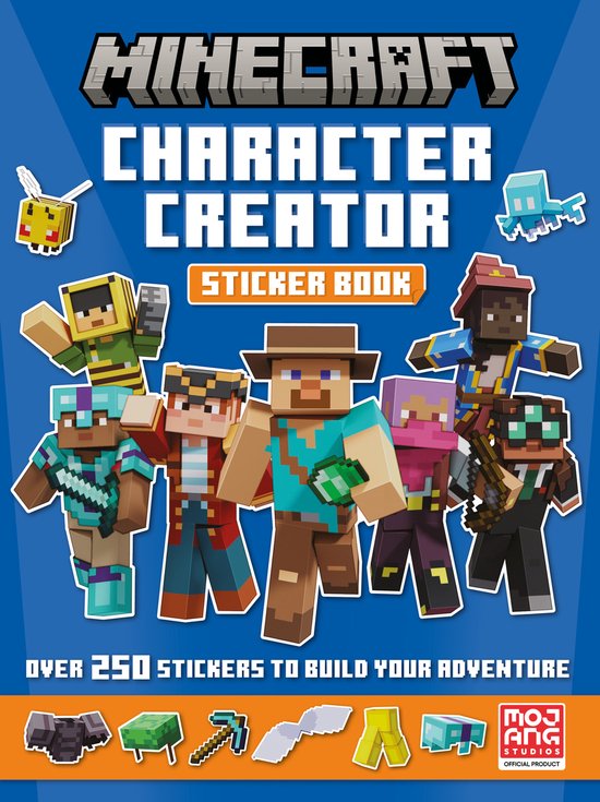 Minecraft Character Creator Sticker Book - cover