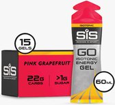 Science in Sport - SiS Go Isotonic Energygel - Gel Énergie - Isotone Sportgel - Goût Pamplemousse - 15 x 60 ml