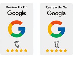 Google Review NFC Review Kaart Visitekaart - Tap To Scan - Google Reviews Verzamelen