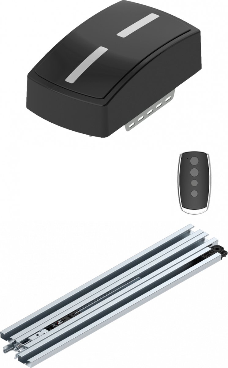 Select-Line 8 Garagedeuraandrijving 800N - Met 3-delige tandriemrail tot deurhoogte 212,5 cm - Voor deuren tot 8 m² / 90 kg - Inclusief 1 handzender