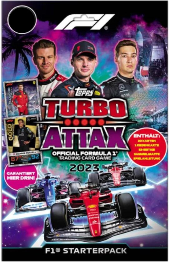 Topps Premier League 2025-26 Turbo Attax 2025 Starter Pack - 20 Cards, Binder, Game Mat & Guide | F1 Trading Card Game For Kids 6+ Topps F1 Topps Premier League 2025-26 Turbo Attax 2025 Starter Pack - 20 Cards, Binder, Game Mat & Guide | F1 Trading Card Game For Kids 6+ Topps F1