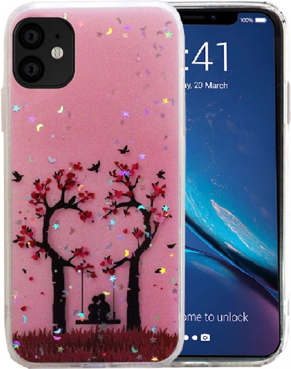 Hoesje Geschikt voor Apple iPhone 12 mini silicone/TPU back cover print (2)