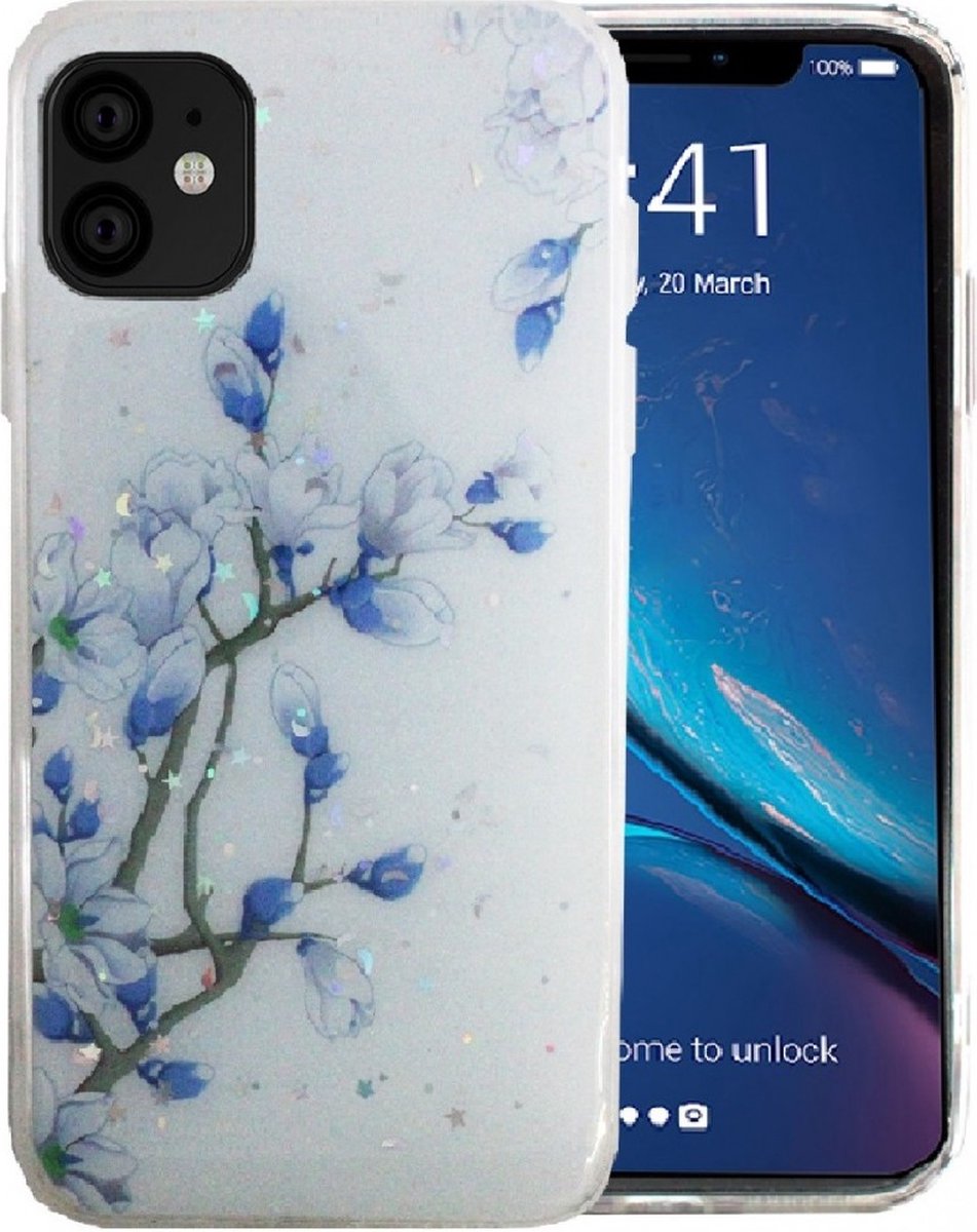 Hoesje Geschikt voor Apple iPhone 11 silicone/TPU back cover print (1)
