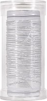 3 ROLLETJES Transparent thread, 0,6mm, Col. 111 - 3m.