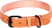Flamingo Leano Gewoon - Halsband Honden - Halsband Leano Cognac Xl 47-57cm 30mm - 1st