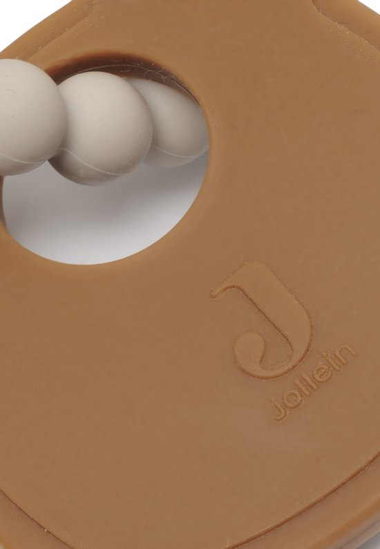 Jollein - Bijtring Siliconen - Bijtringen Baby - 15x11x1cm - Teddy Bear van Jollein — afbeelding 5