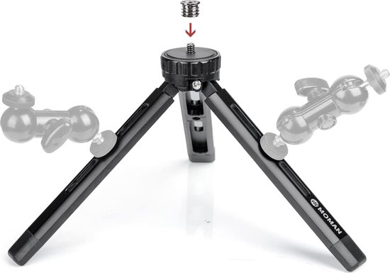 VRIG 160cm Stativ Für Action-Kamera, AC-04S Kamera Stativ Mit Magnetischer Schnellspannkopf Selfie Stick Stativs Camera Tripod Mit Go Pro 13 12 11 10 9 Dji Action 5 Pro 3 2 Und Insta 360
